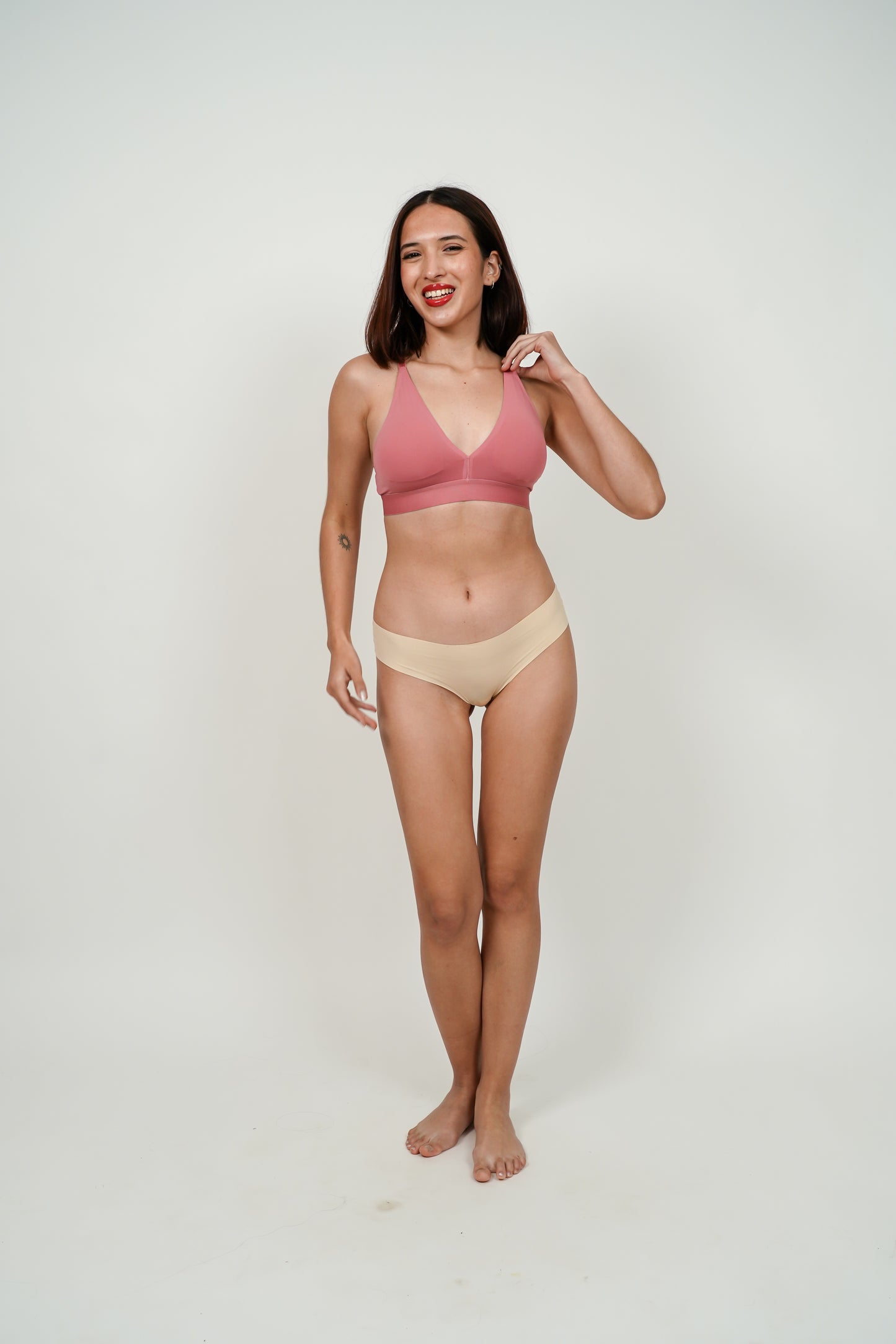 Plunge Bralette : Pink