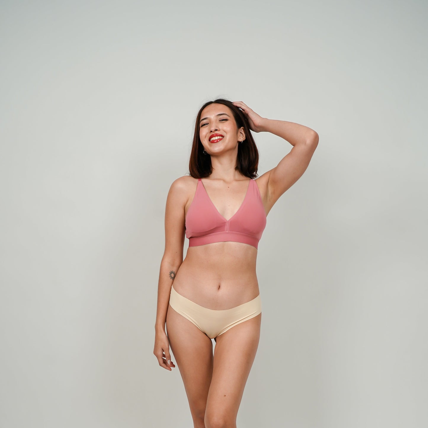 Plunge Bralette : Pink