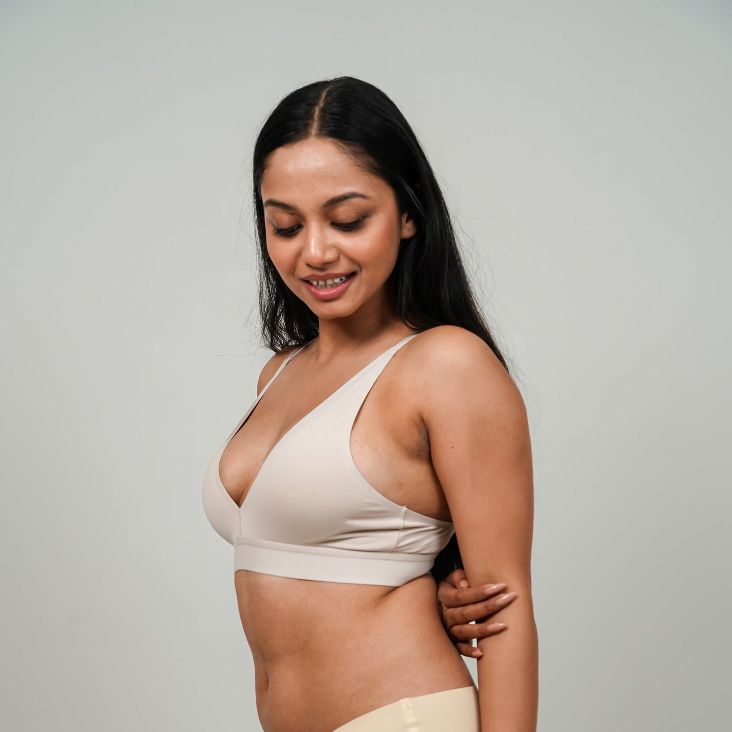 Plunge Bralette : Ivory