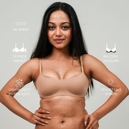 Balconette AIR Bra : Mocha