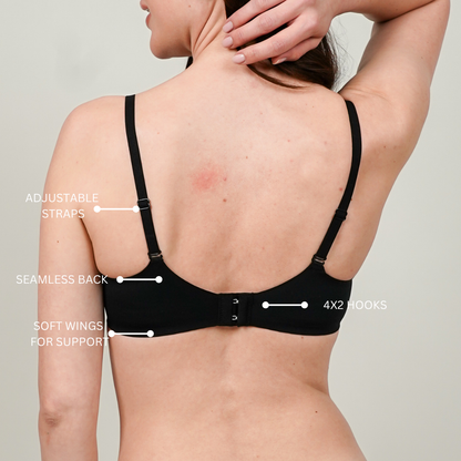 Balconette AIR Bra : Black