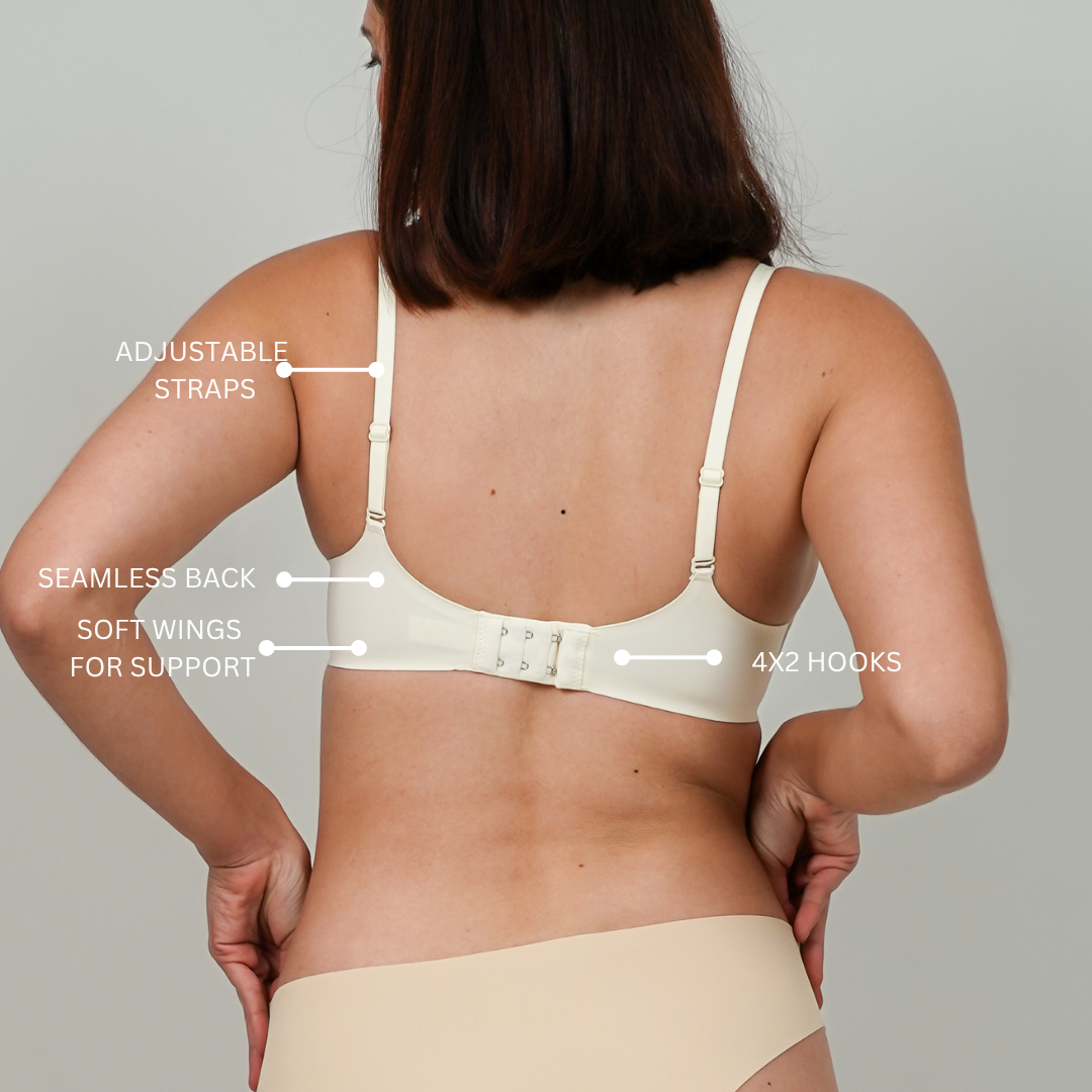 Balconette AIR Bra : Pearl White