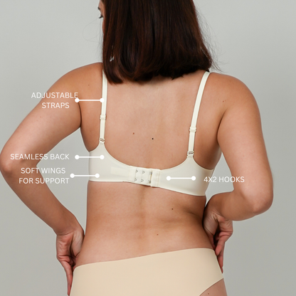 Balconette AIR Bra : Pearl White
