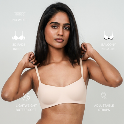 Balconette AIR Bra : Champagne