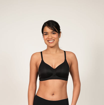 Teardrop T-shirt Bra Black