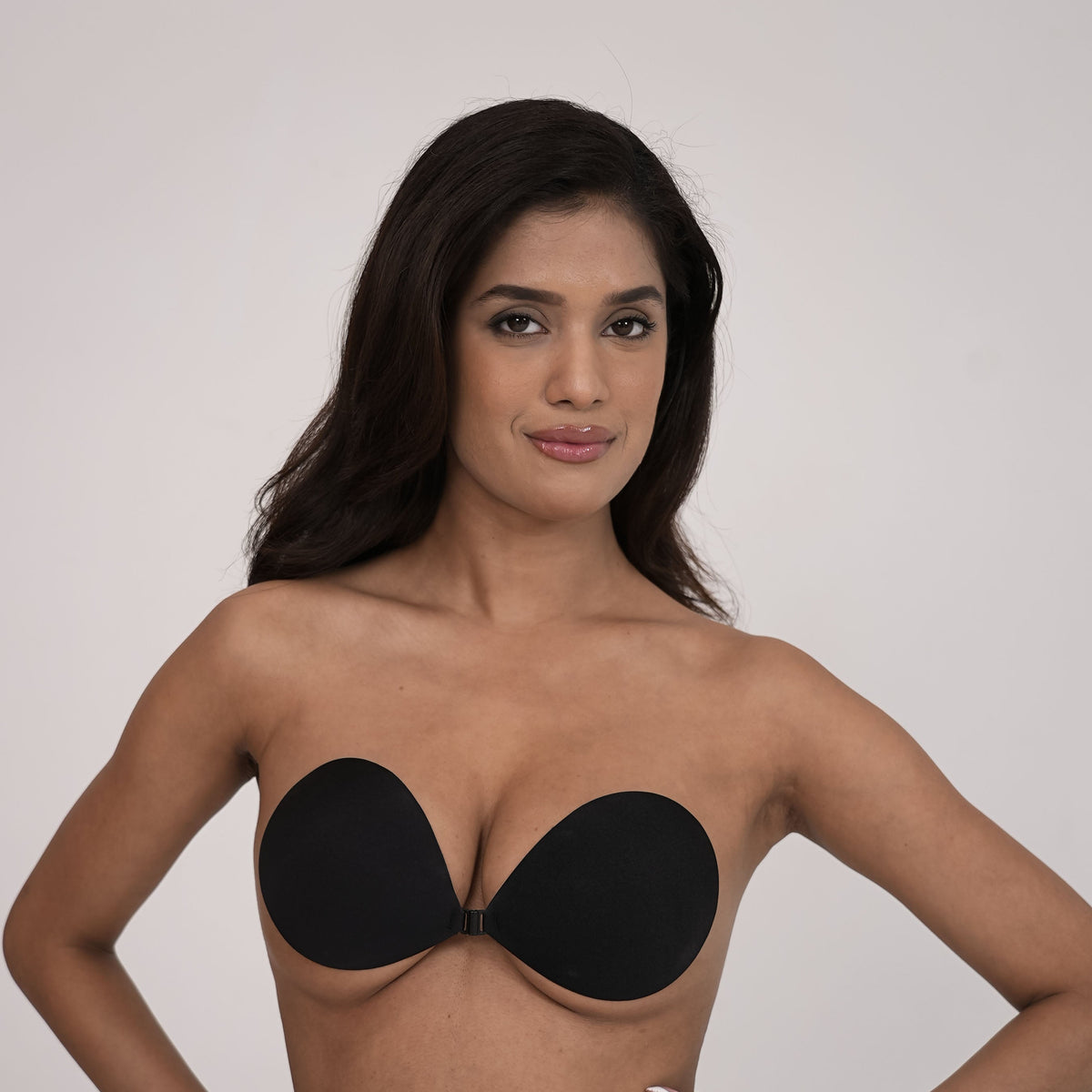 Stick-On Bra Black