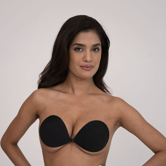 Stick-On Bra Black
