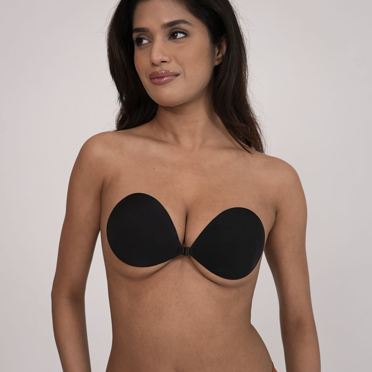 Stick-On Bra Black