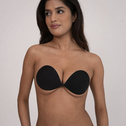 Stick-On Bra Black