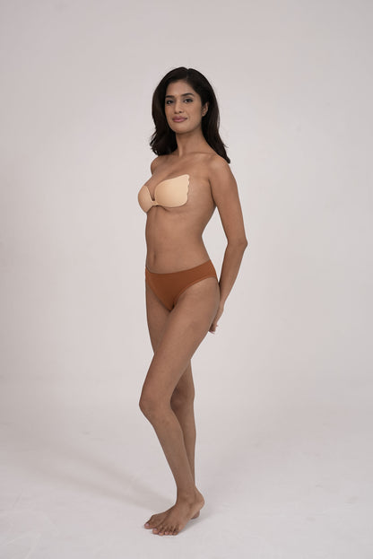 Stick-On Wings Bra Nude