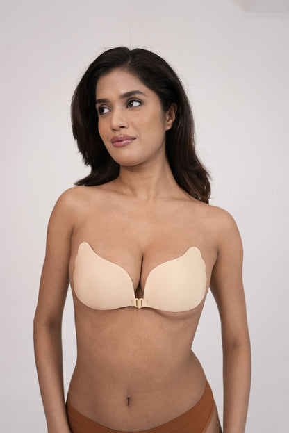 Stick-On Wings Bra Nude