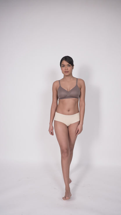 Teardrop T-shirt Bra Taupe